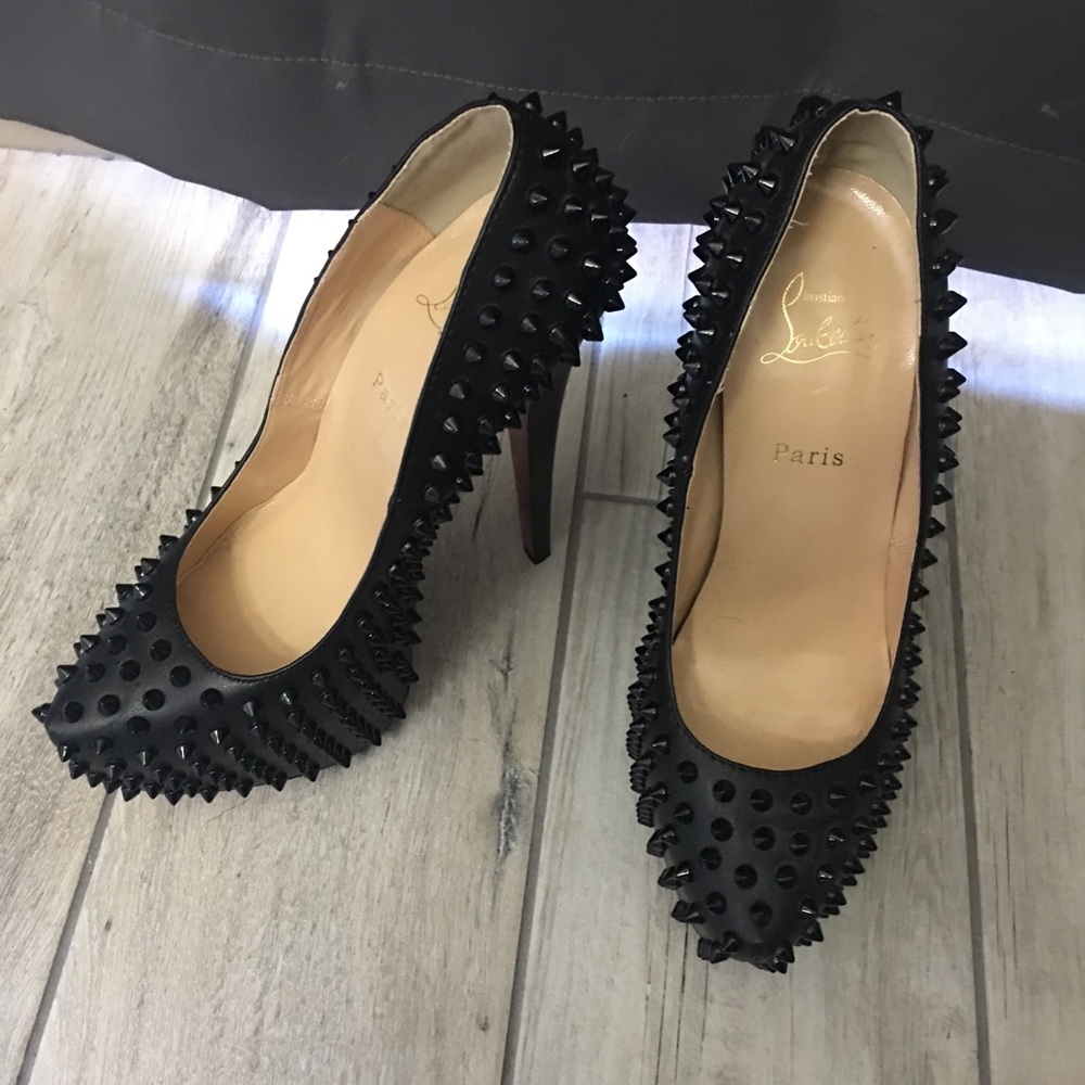 Louboutin Daffodile spiked platform heel sz 39